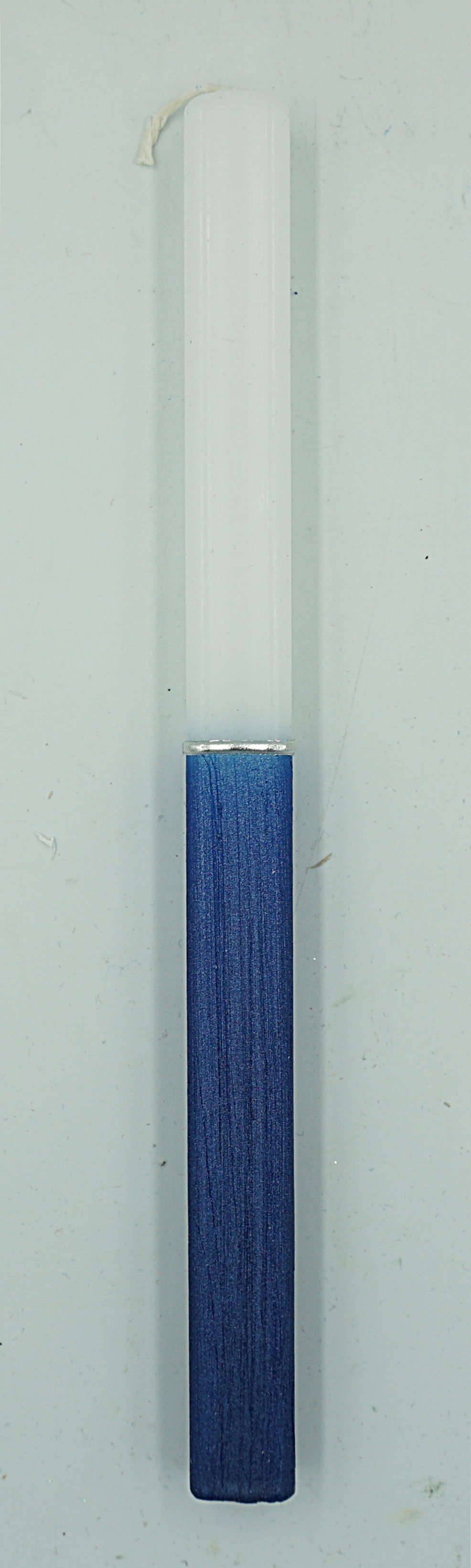 Αρωματική Πασχαλινή Λαμπάδα Τετράγωνη Μισή Μπλε 29cm SET OF 2