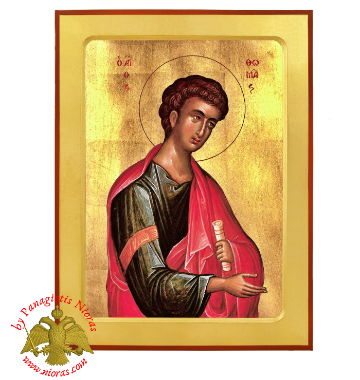 Saint Thomas the Apostle Byzantine Wooden Icon