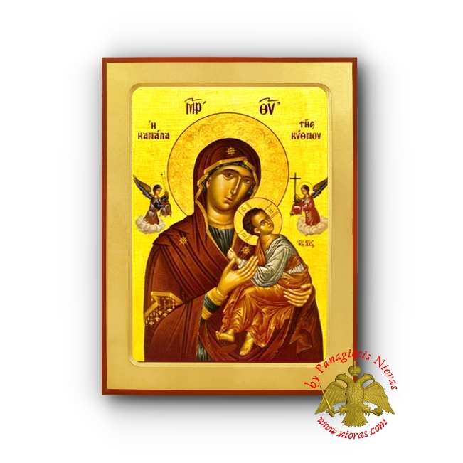 Holy Theotokos Panagia Kalana of Kithnos Wooden Byzantine Icon