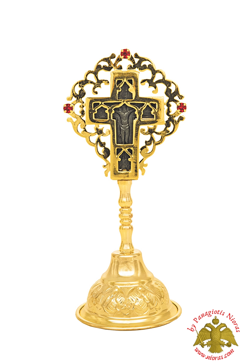 Orthodox Blessing Cross Double Sided 8x18cm