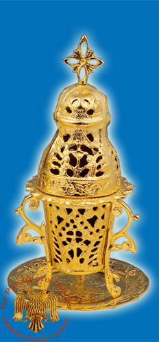 Gianiotiko Style B Gold Plated Standing Oil Candle