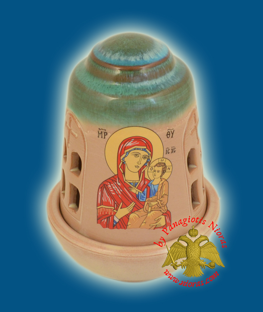 Ceramic Oil Candle Orthodox Dome Tirquaz Cream