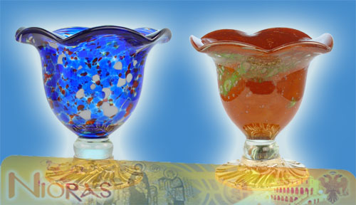 Glass Standing Oil Candle Design A