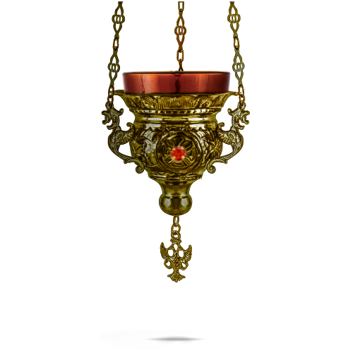Orthodox Vigil Oil Candle Byzantine N1 Antique