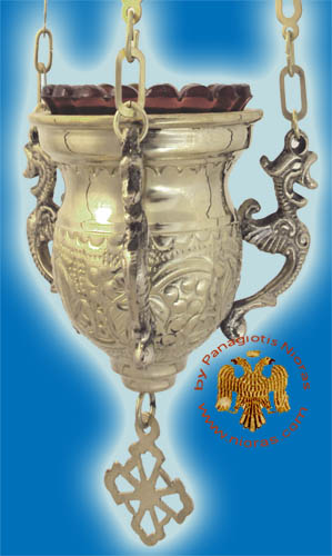 Orthodox Vigil Oil Candle Byzantine No. 0 Nickel