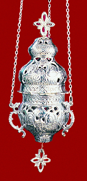 Gianiotino Style A Silver Plated Hanging Oil Candle