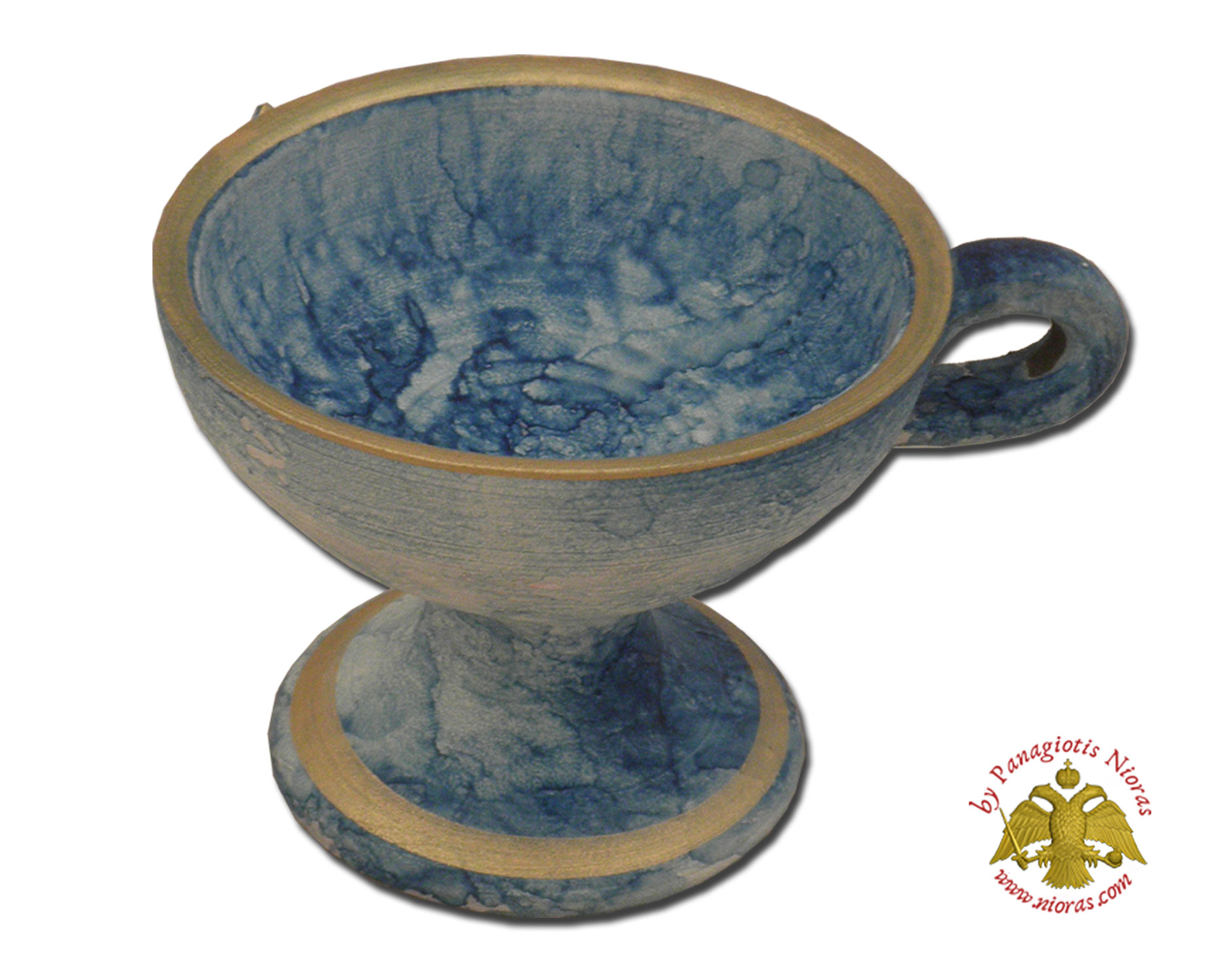 Orthodox Incense Burner Ceramic Blue