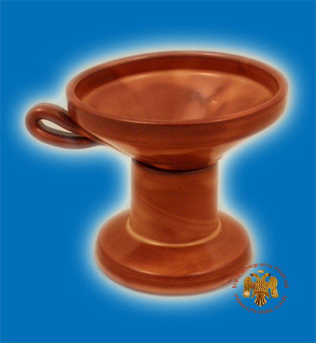 Orthodox Incense Burner Ceramic Brown