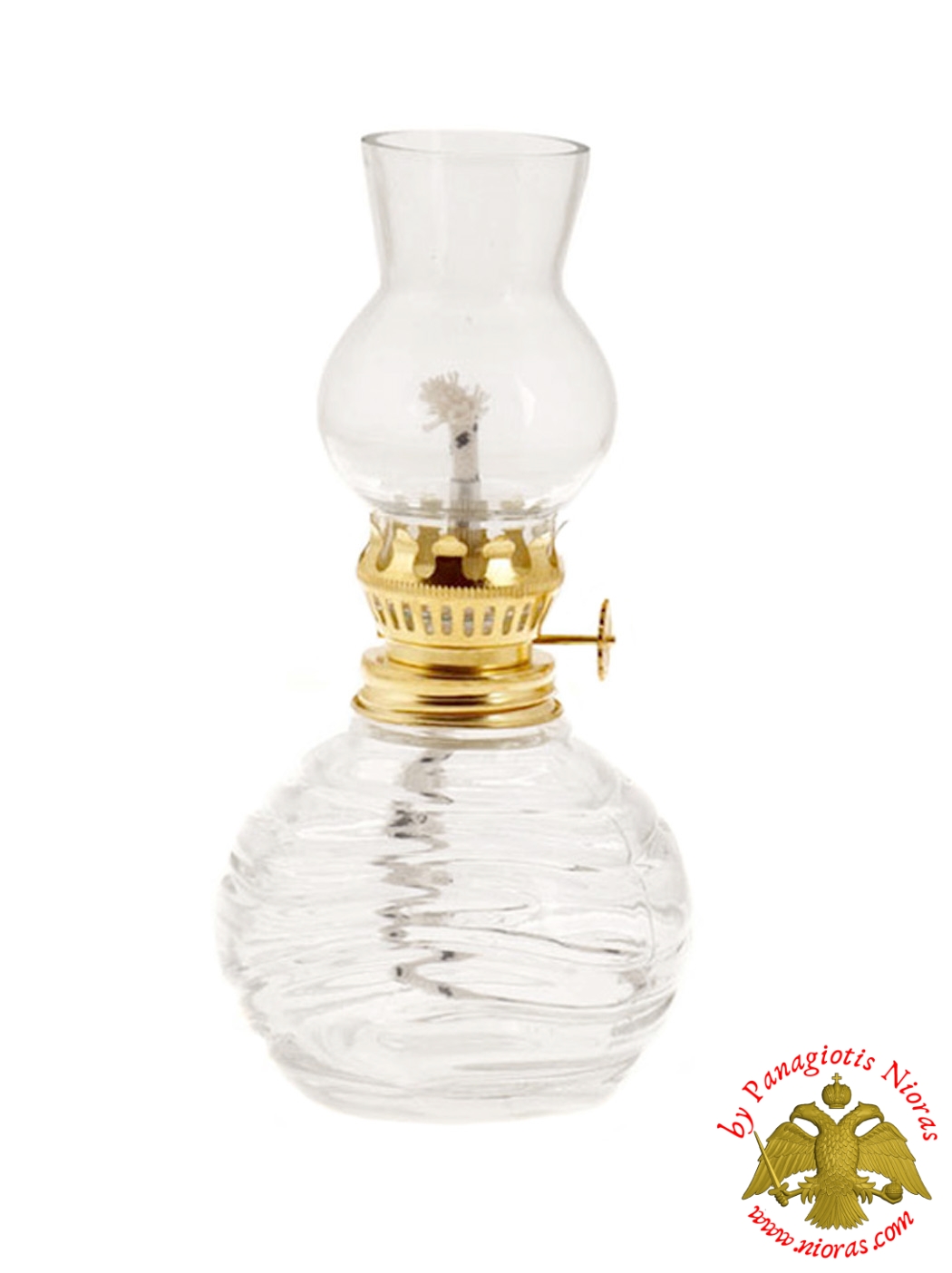 Glass Lamp for Parafinn Oil Sphere Base 200ml Clear