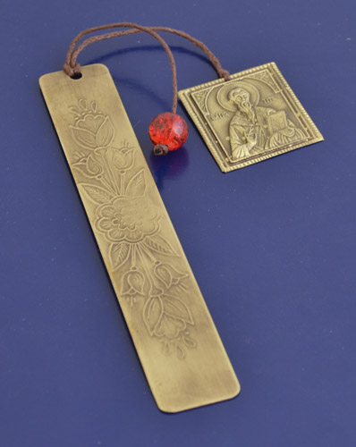 Bookmarks Orthodox Design With Cord Pendants Saint Titos