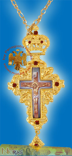 Pectoral Cross Design No.25 Gold Plated