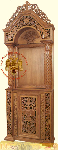 Hand carved Wooden Icon Stand B