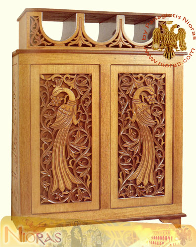 Candle Case Wooden 3 Sites B