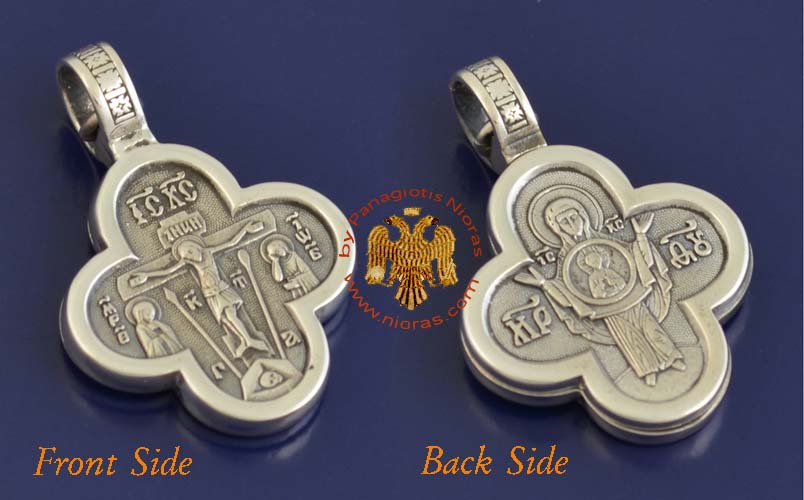 Traditional Byzantine Orthodox Silver 925 Cross