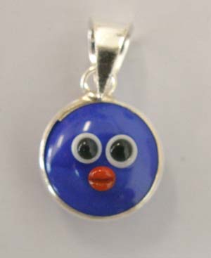Silver Blue Eyes for Neck with Faces B