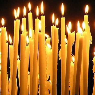 Orthodox Church Wax Candles Brown Paraffin Wax 950grm
