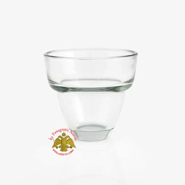 Vigil Oil Candle Glass Replacment Cup Design M1 Clear