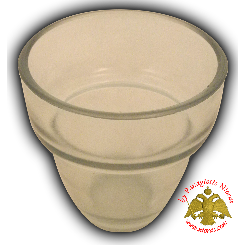 Replacement Oil Candle Glass Cup Design M2 Clear