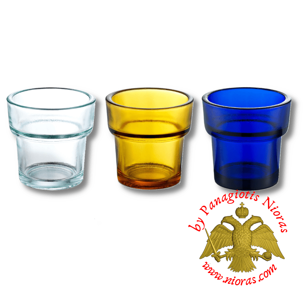 Replacement Oil Candle Glass Cup Design Delta