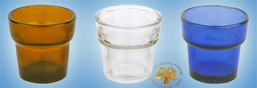 Replacement Oil Candle Glass Cup Design Delta