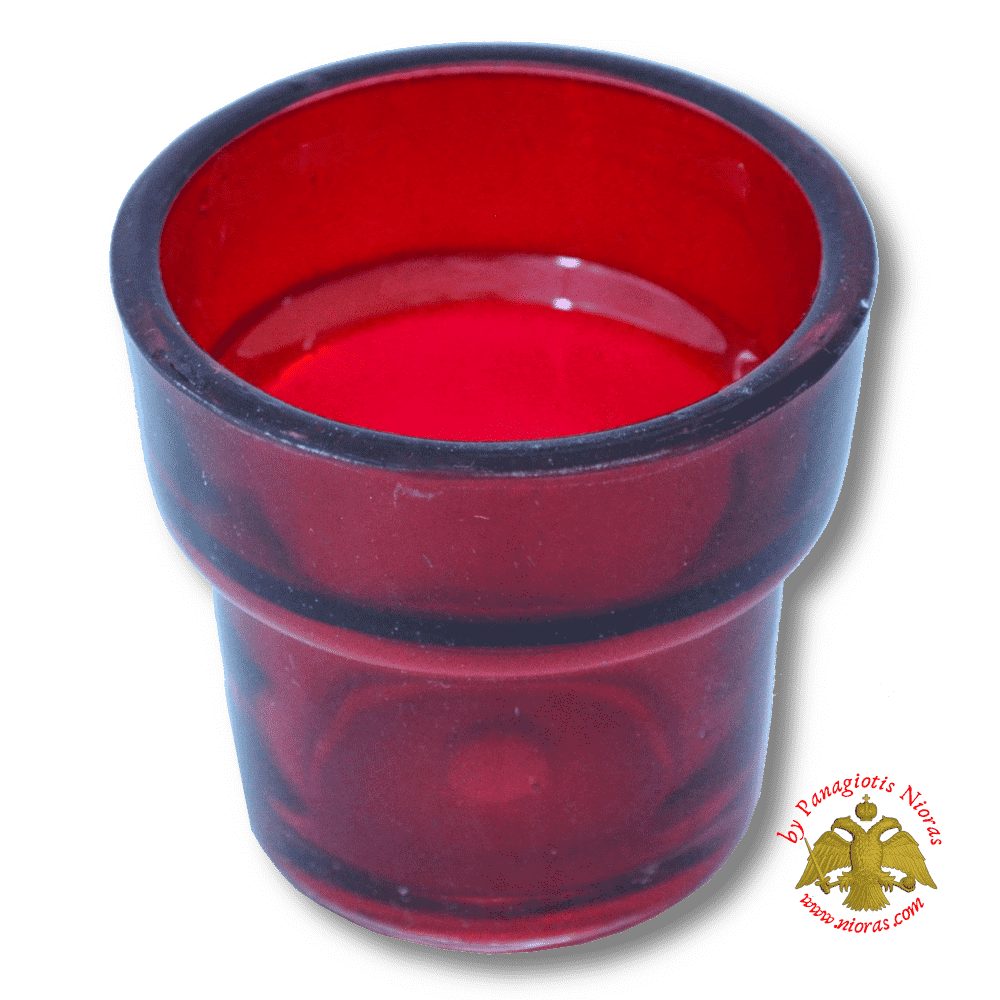 Κανδηλόκουπα Κόκκινο Χρώμα Delta 10mm Τρύπα