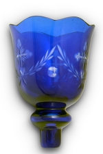 Cross Carved Glass Cups - Louserna