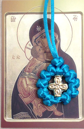 Prayer Rope Hanging Tirkouaz with Cross