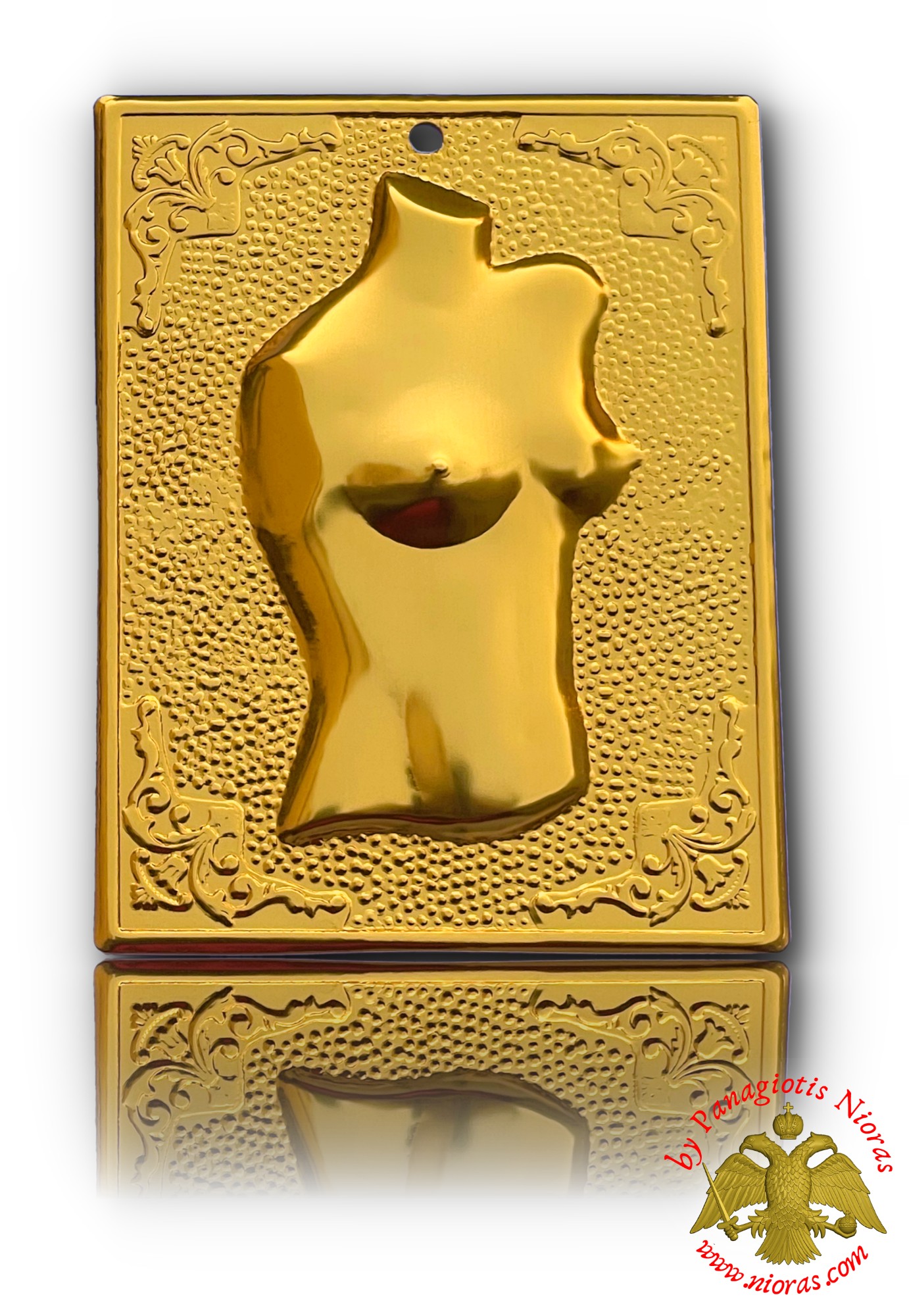 Tamata Ex Voto Milagros Aluminium  Votive Tama Female Breast Golden