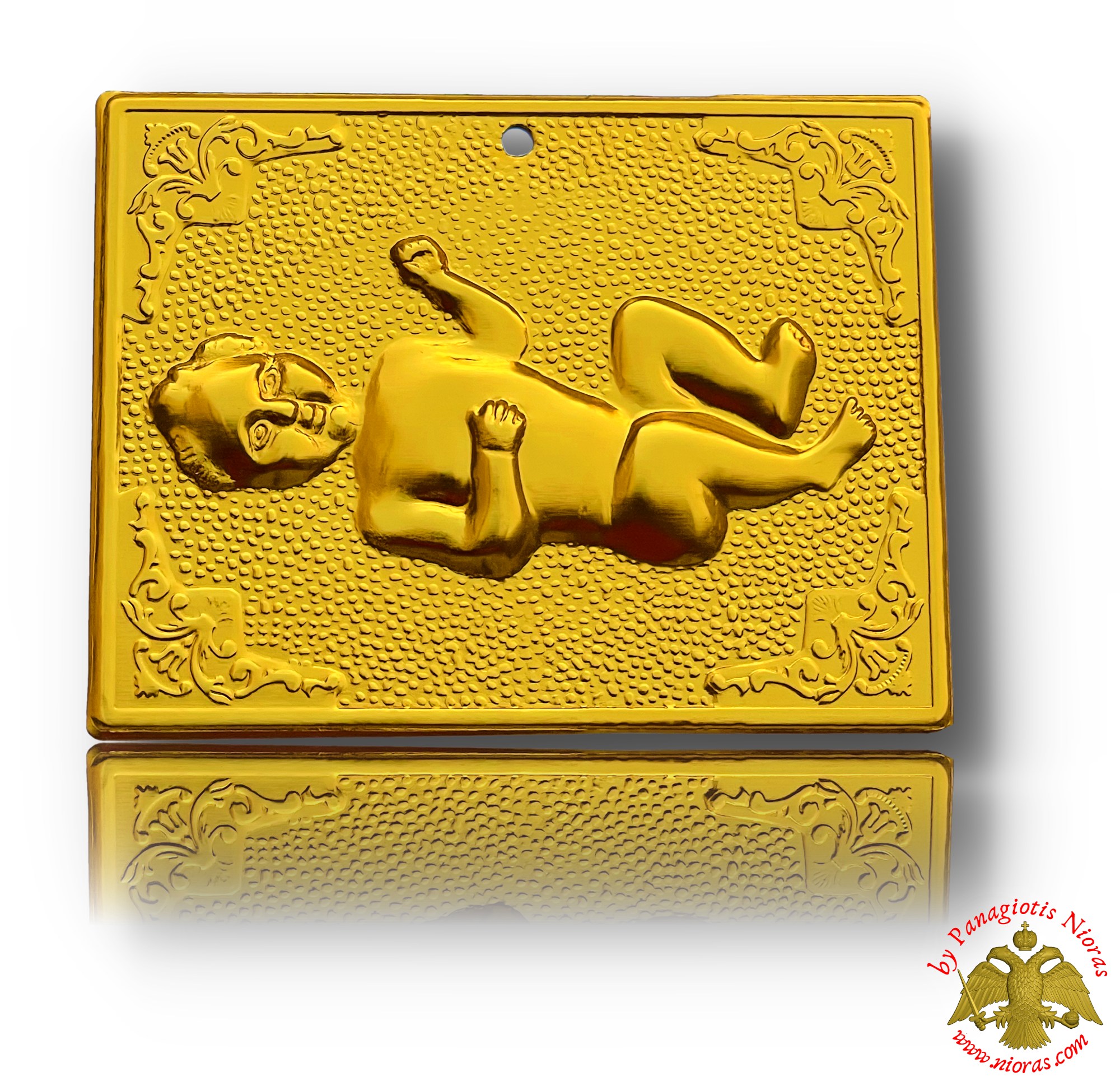 Tamata Ex Voto Milagros Aluminium Votive Tama Baby Golden