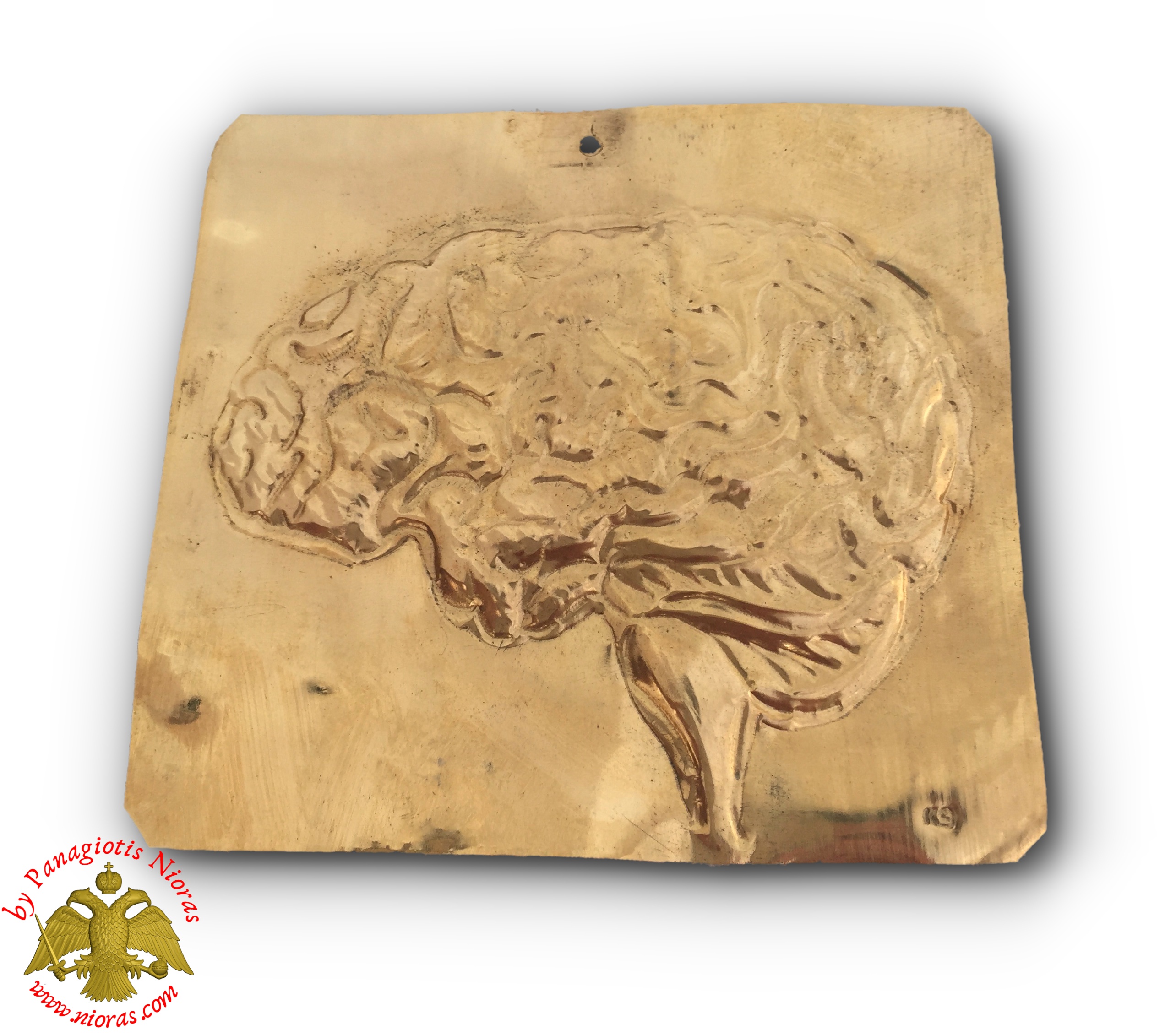 Tama Human Brain Gold K9 Ex-Voto Hand Made