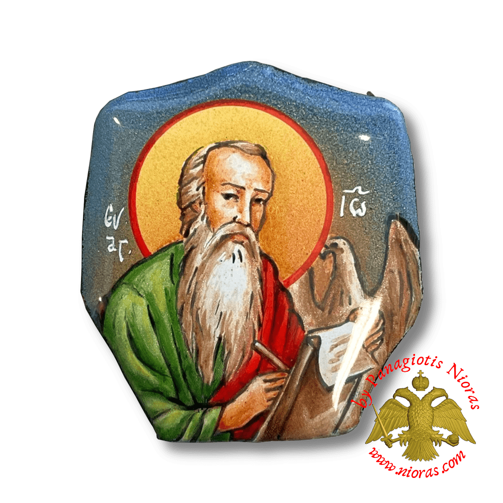 Enamel Holy Icon Saint John the Apostle