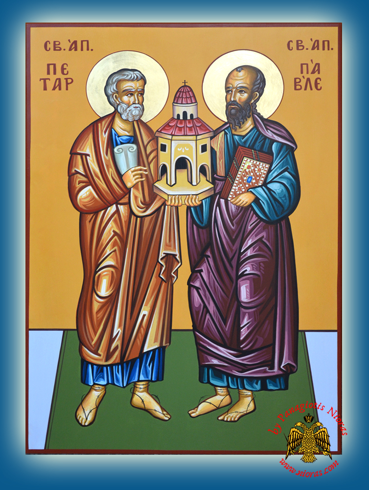 Hagiography Icon Saint Peter & Paul the Apostles <b> Special Order Request </b>