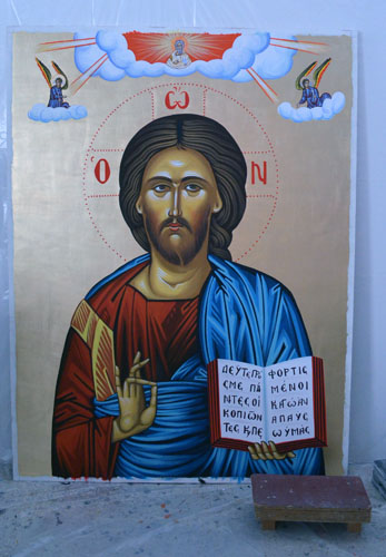 Hand Painted Christ Icon 150x200cm <b> SPECIAL ORDER</B>