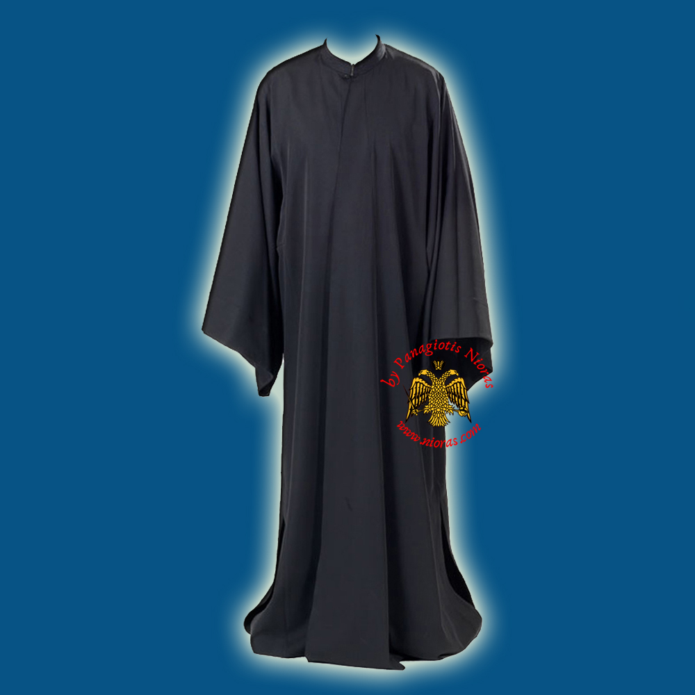 Orthodox Priest Clerical Cassock Rasso Exorasso Black CoolWool