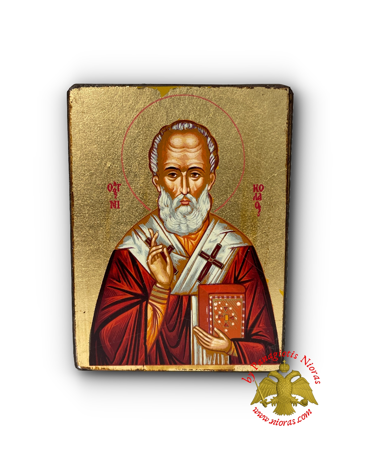 Saint Nicholas Wooden Orthodox Icon