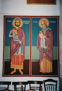 Frescos Paintings of Saints