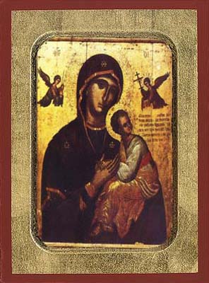 Παναγία Θεοτόκος Αμόλυντος Βυζαντινη Εικόνα