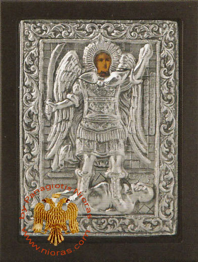 Archangel Michael Panormitis Aluminum Icon