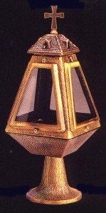Pyramid Style B Alouminum Cenotaph Oil Candle
