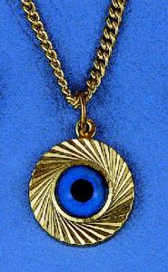 Eye Blue Evil Round Design B