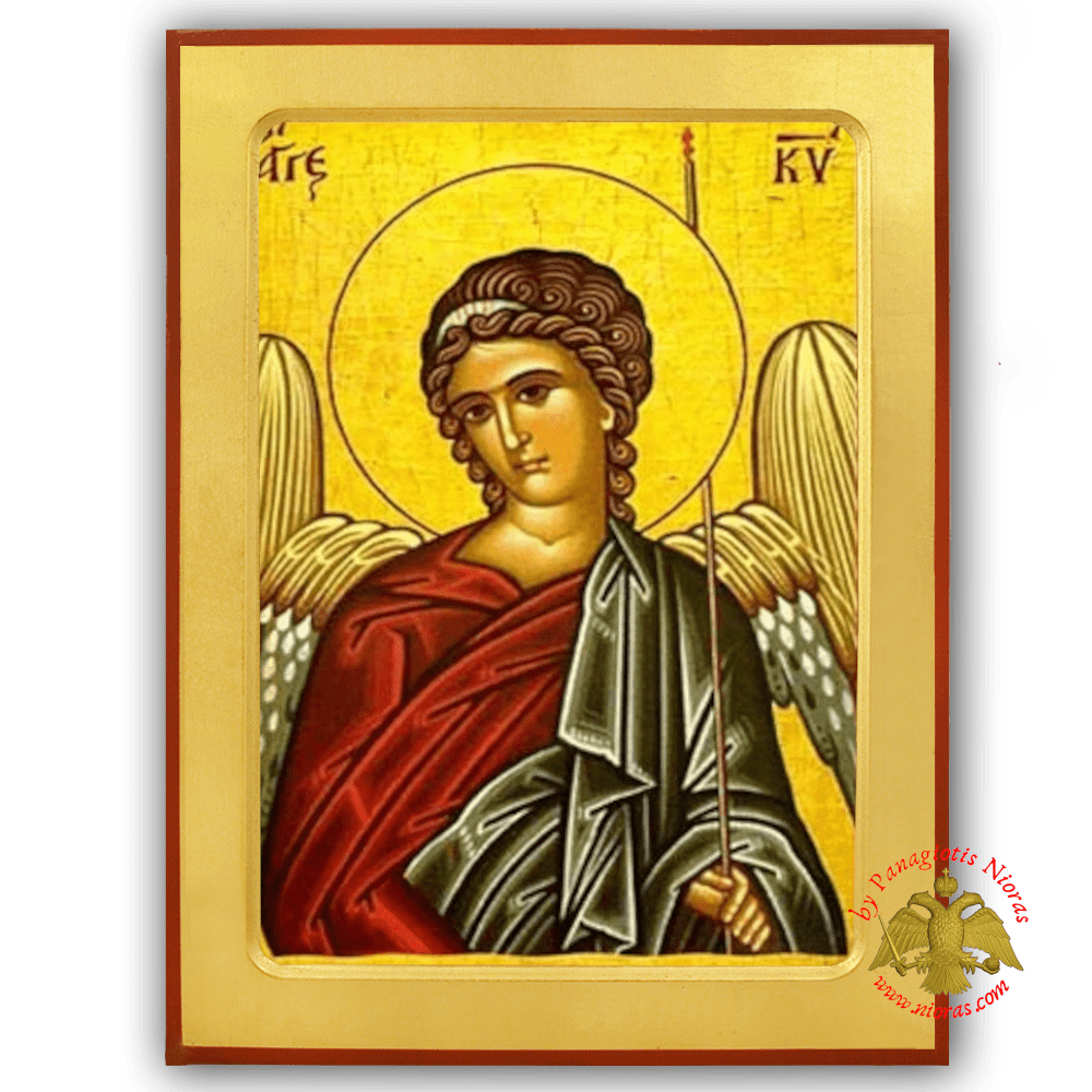 Holy Angel of The Lord Byzantine Wooden Icon
