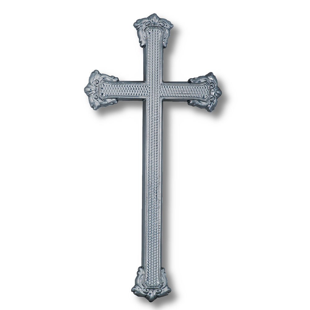 Cemetery Memorial Byzantine Orthodox Aluminum 33 Χ 16 cm