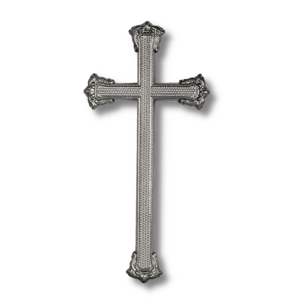 Cemetery Memorial Byzantine Orthodox Aluminum 33 Χ 16 cm