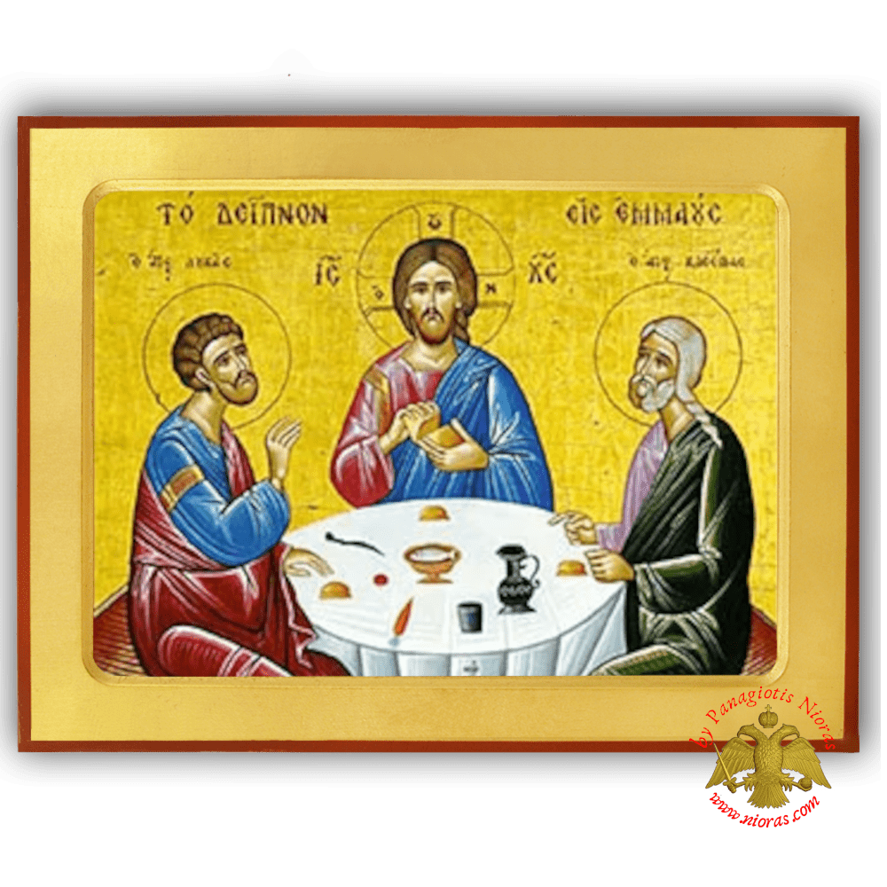the-supper-at-emmaus-byzantine-wooden-icon-archangels-various-themes