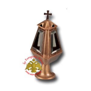 Pyramid Style Triangular Cenotaph Oil Candle Crystal