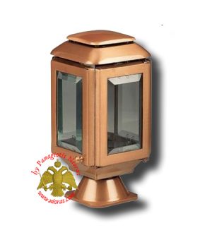 Rectangular Cenotaph Oil Candle Simple Line A Crystal