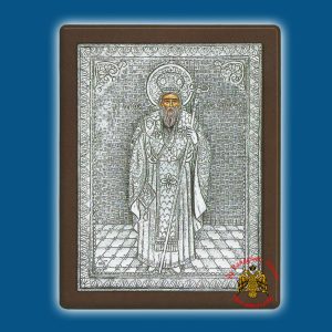 Saint Alexander Silver Holy Icon