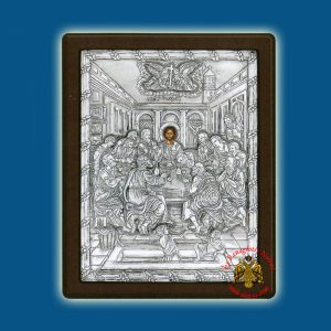 The Last Supper Silver Holy Icon