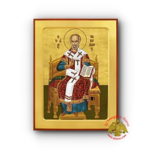 Αγιος Νικόλαος Ξύλινη Βυζαντινή Εικόνα