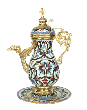 Zeon Dragon Design with Enamel Hand Made Details 22cm